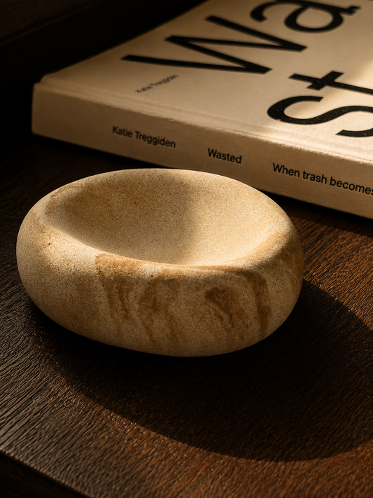 Irregular Marble Effect Trinket Dish