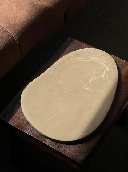 Large Marble Effect Tray