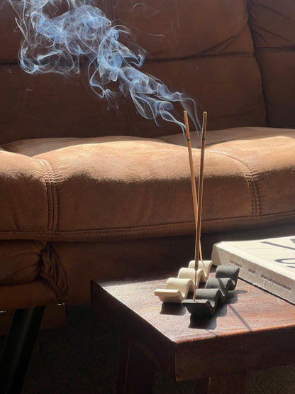 Wavy Incense Holder Pair