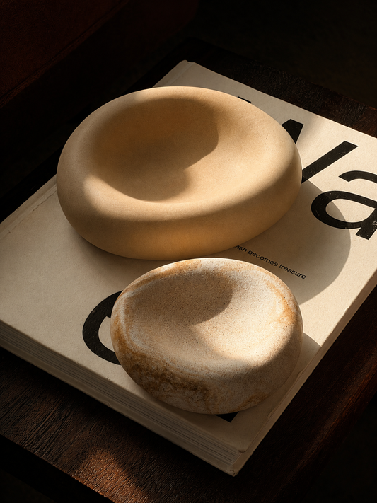 Irregular Trinket Dish Pair