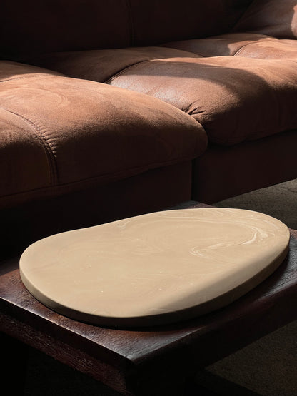 Large Marble Effect Tray