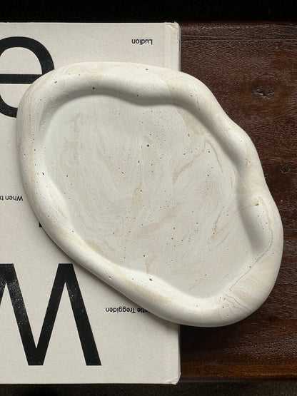 Cloud Tray - Travertine