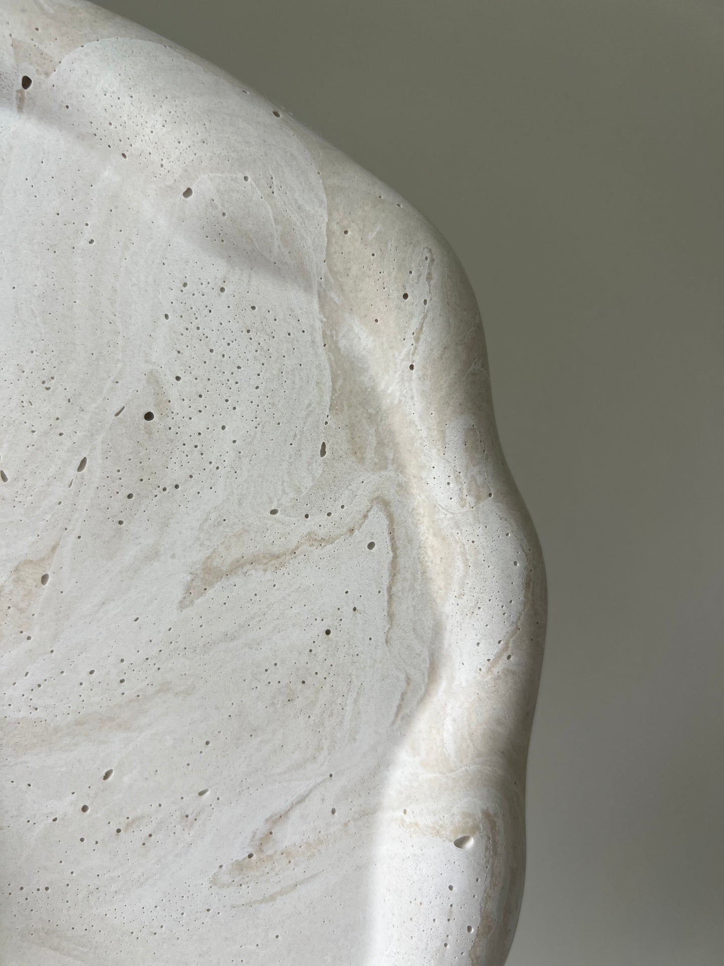 Cloud Tray - Travertine