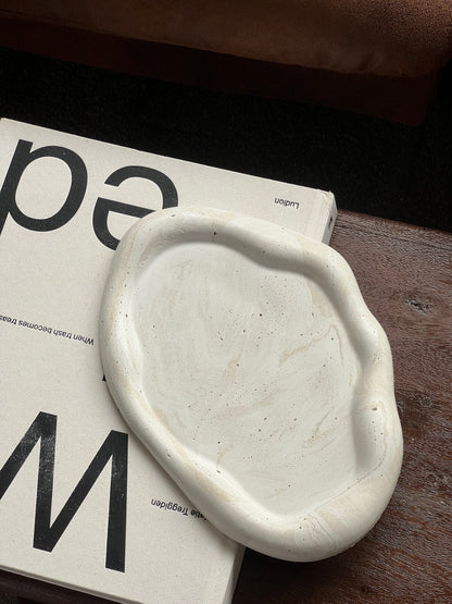 Cloud Tray - Travertine