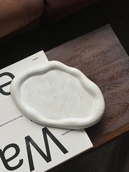 Cloud Tray - Travertine