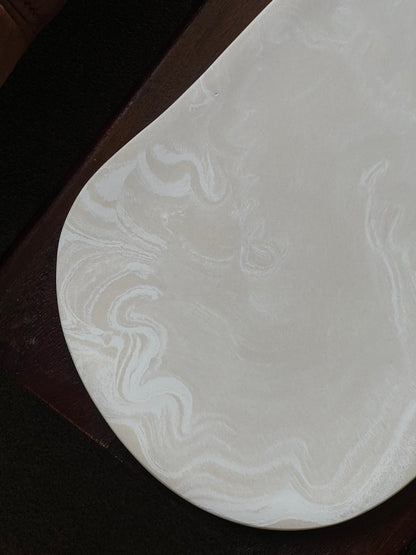 Large Marble Effect Tray