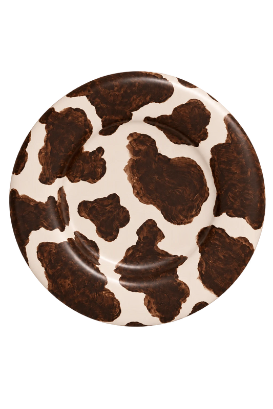 Decorative Cow Print Tray