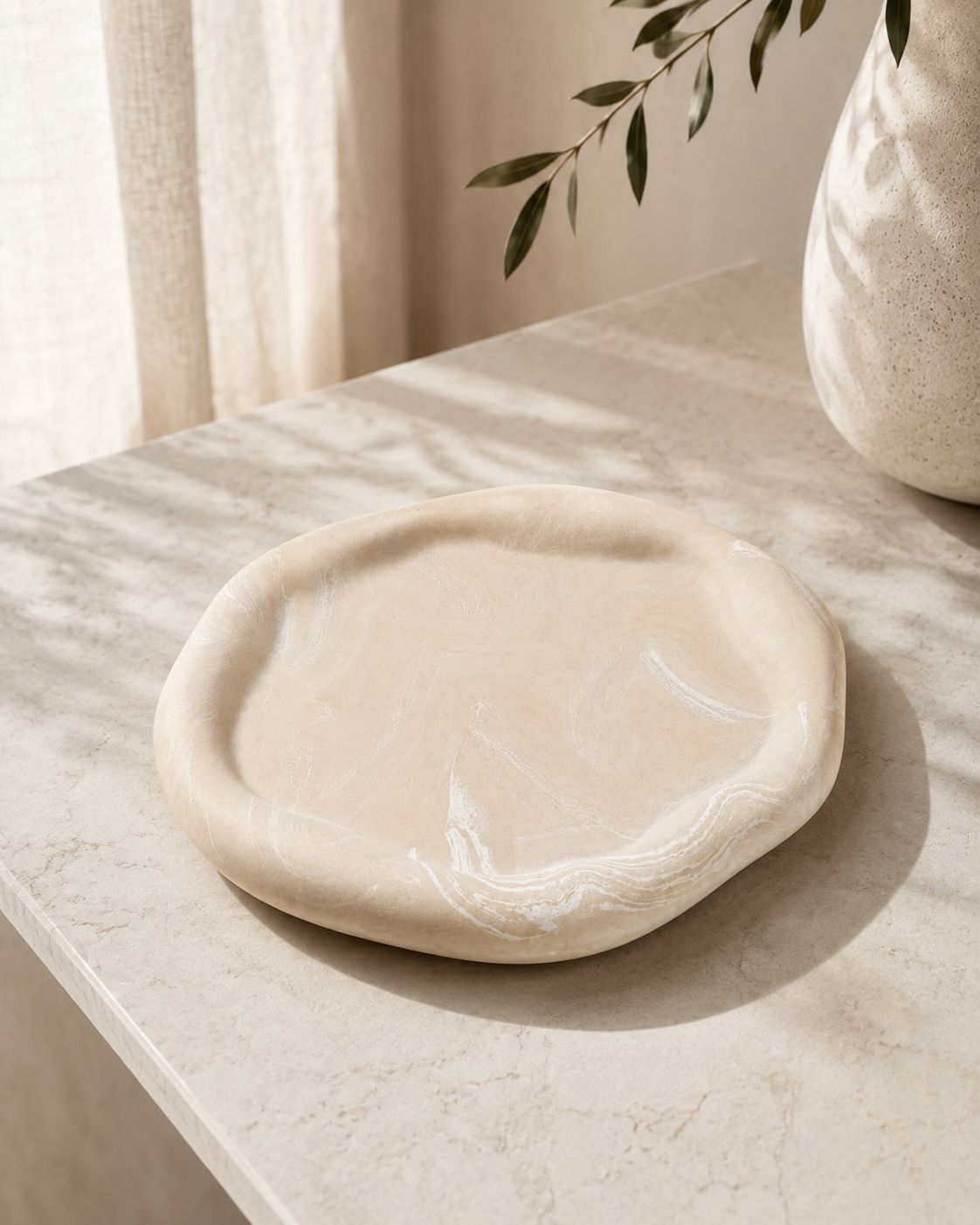 Marble Cloud Trays